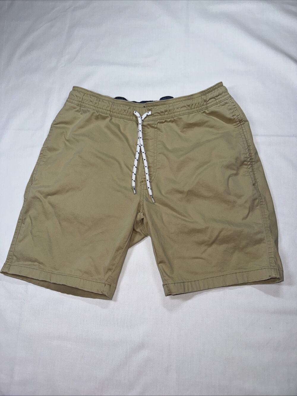 MBX Belmont Trouser Stretch Chino Shorts Mens Small Khaki Tan